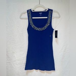 Y2k Bejeweled Express Tank Top